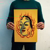 Noh Mask Print