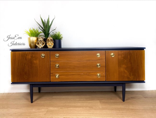 Mid Century Modern Retro Vintage Large SIDEBOARD CREDENZA TV