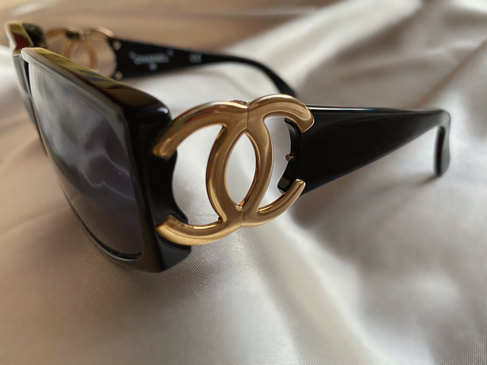 Chanel quilted sunglasses -