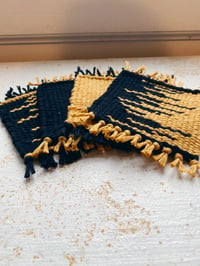 Image 2 of Black and Gold Coaster set of 4