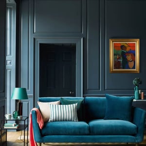 Image of 1948 Swedish Oil Painting, 'Avenue des Champs-Élyséss, Spring -48'