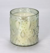 Image of 6oz mercury glass teardrop votive cup - black gardenia