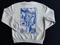 Image 1 of Writingmyname Sweater no.1 grey/blue