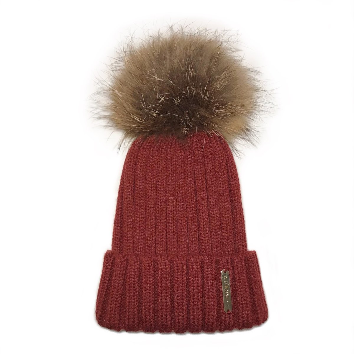 Burgundy pom cheap pom hat