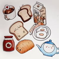 Image 3 of Sticker Pack - Breakfast club