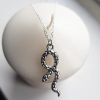 Image 2 of Silver Snake Necklace