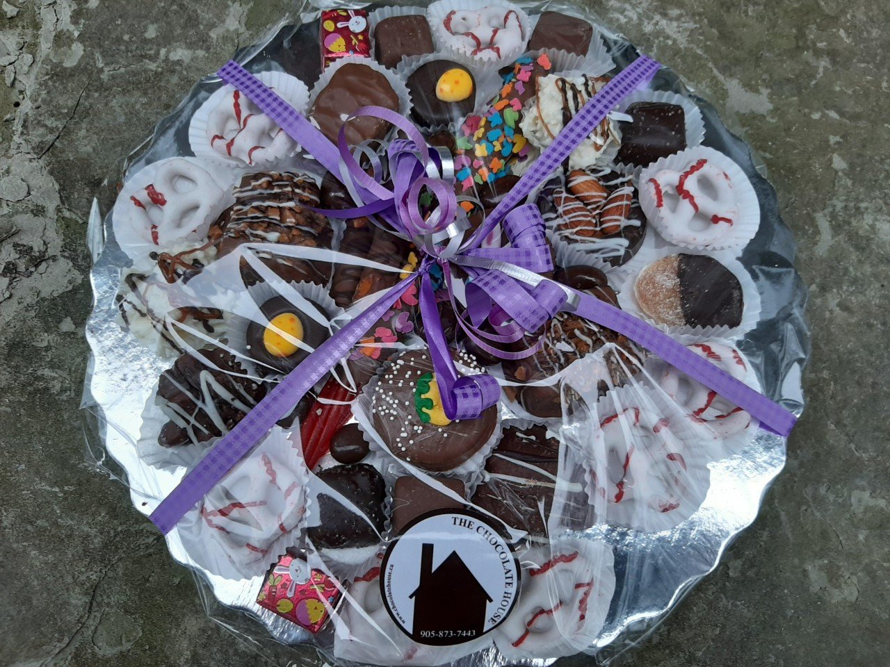 Hand made Treat tray in seasonal varieties The Chocolate House