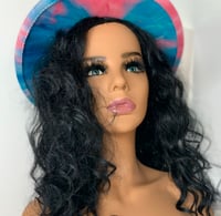 Image 5 of “The Lady Brim Remix” tie-dye Fedora Hat