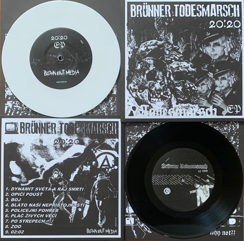 Brünner Todesmarsch 20:20 EP vinyl 7-inch record 