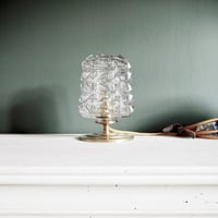 Image 1 of Lampe à poser en verre ciselé