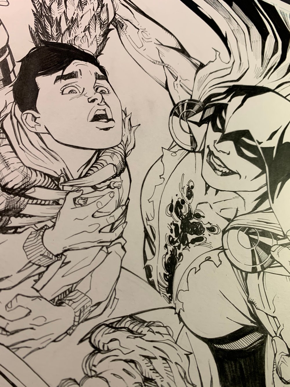 Image of FUTURE STATE SHAZAM #2 COVER original art