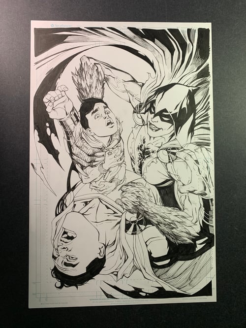 Image of FUTURE STATE SHAZAM #2 COVER original art