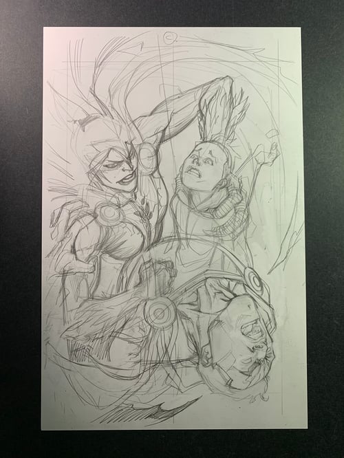 Image of FUTURE STATE SHAZAM #2 COVER original art