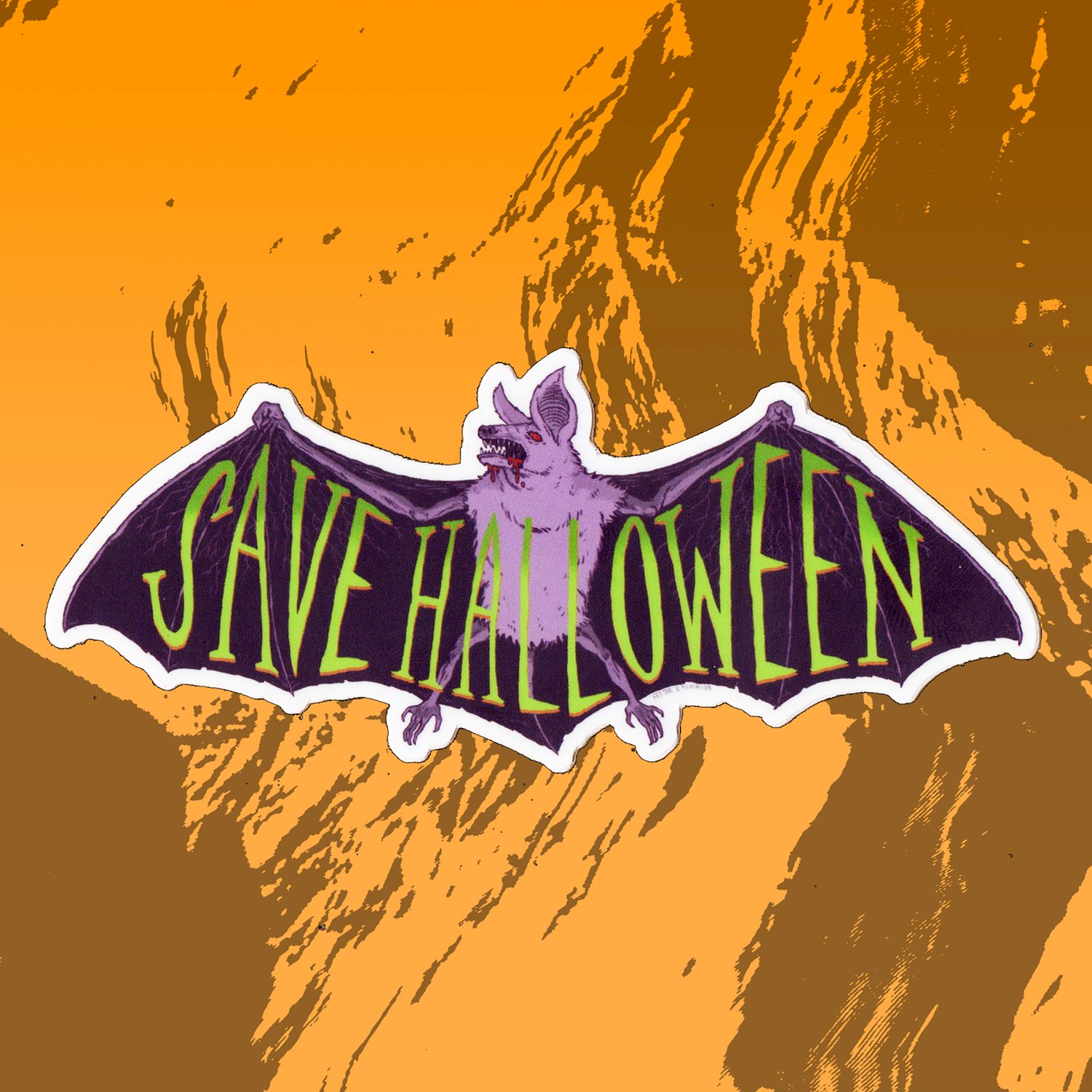 Image of SAVE HALLOWEEN Sticker