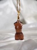 Image 5 of Body Necklace (brown)