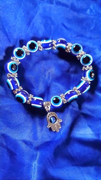 Image 2 of Evil eye good luck bracelet 