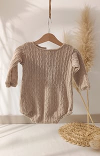 Image 3 of Photo prop | Toddler boy bodysuit for photoshoot |  Ari | beige | 18-24 months