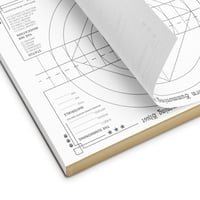 Image 2 of Letterform Summoning Sheet – Calligraphy Practice Notepad