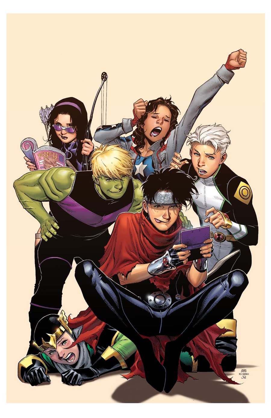 Image of YOUNG AVENGERS Print 2