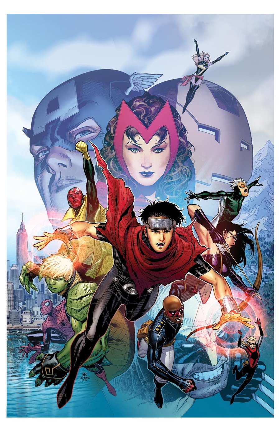 Image of YOUNG AVENGERS Print 3