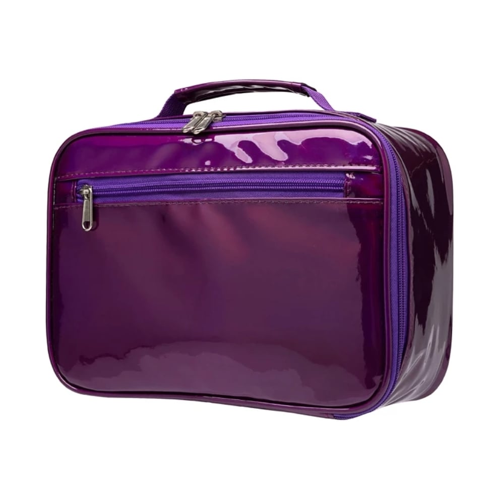 purple insulated lunch bag