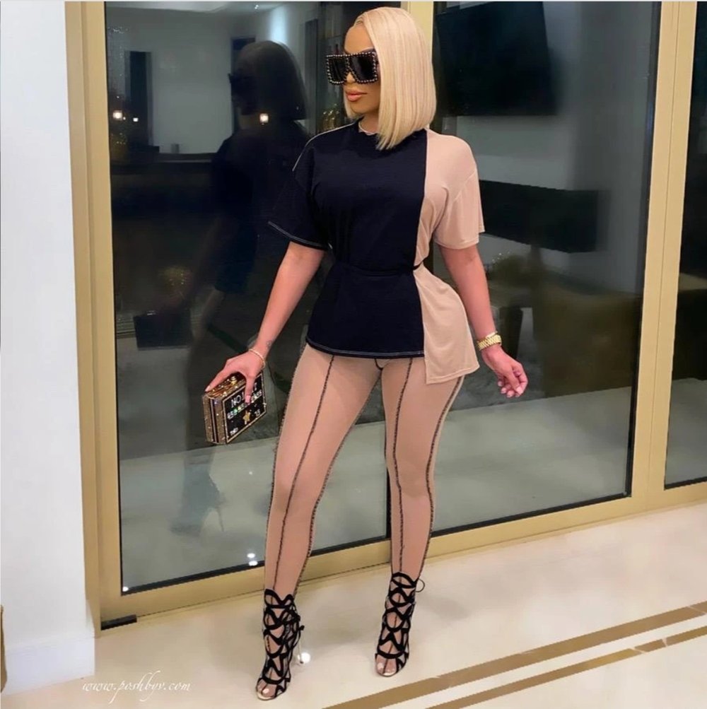 Nude Mesh 2 piece set