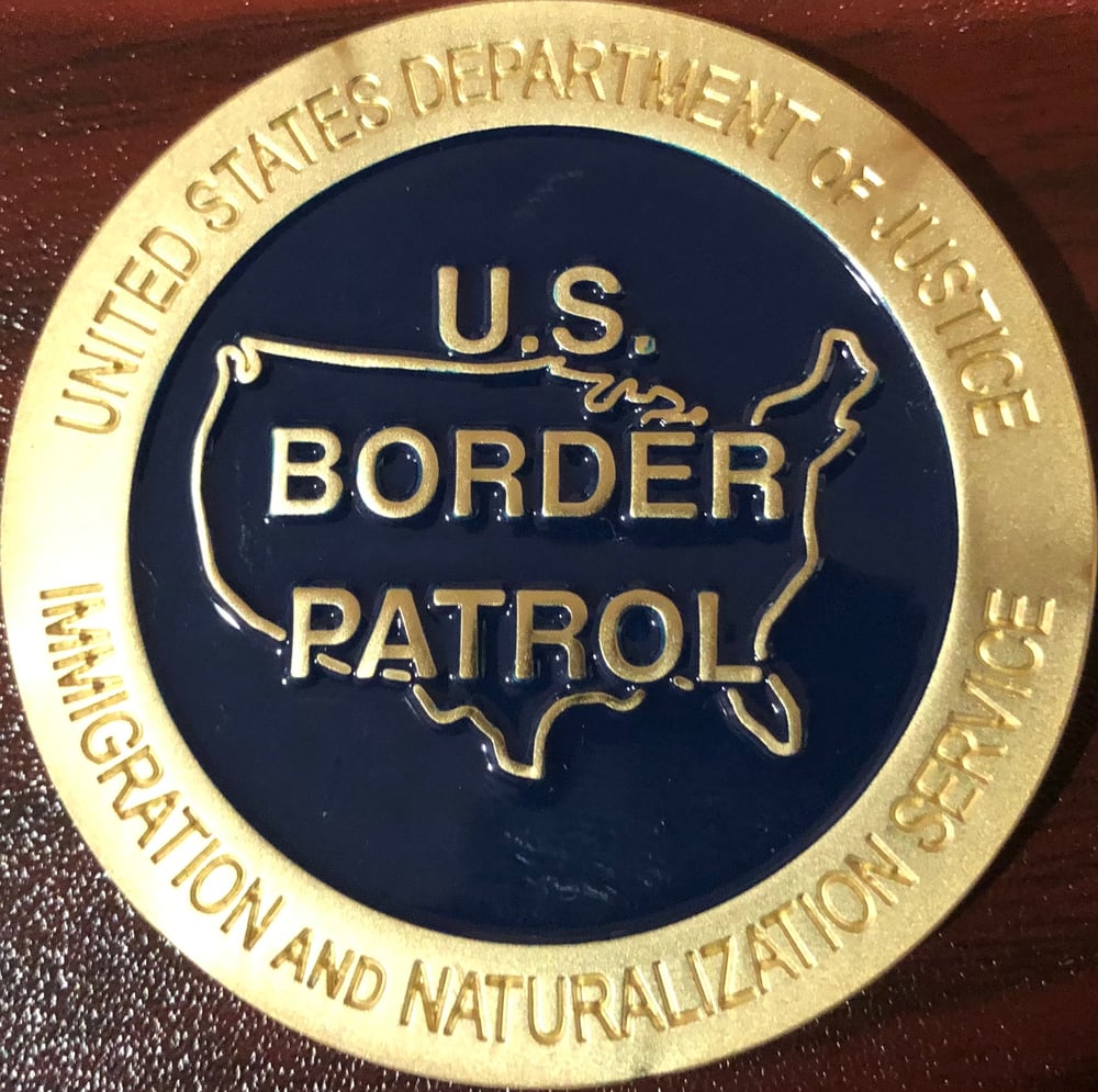 Image of INS/DOJ SERVICE VEHICLE COMMEMORATIVE COIN 