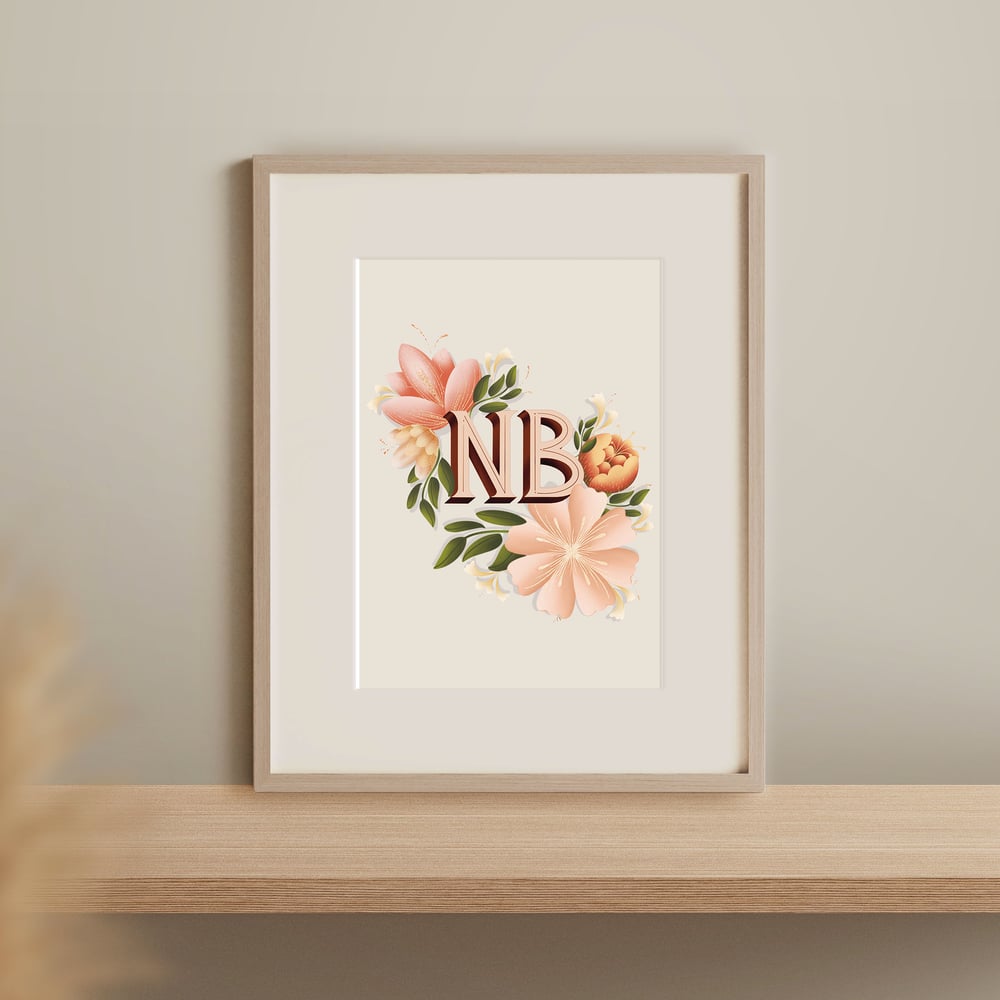 Image of Custom Initial Print