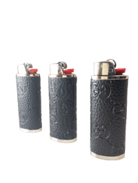 Black Shadow Monogram Lighter