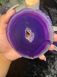 Image 3 of Purple Agate Coaster (Set Of Two)
