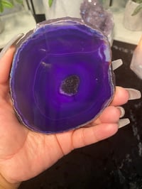 Image 5 of Purple Agate Coaster (Set Of Two)