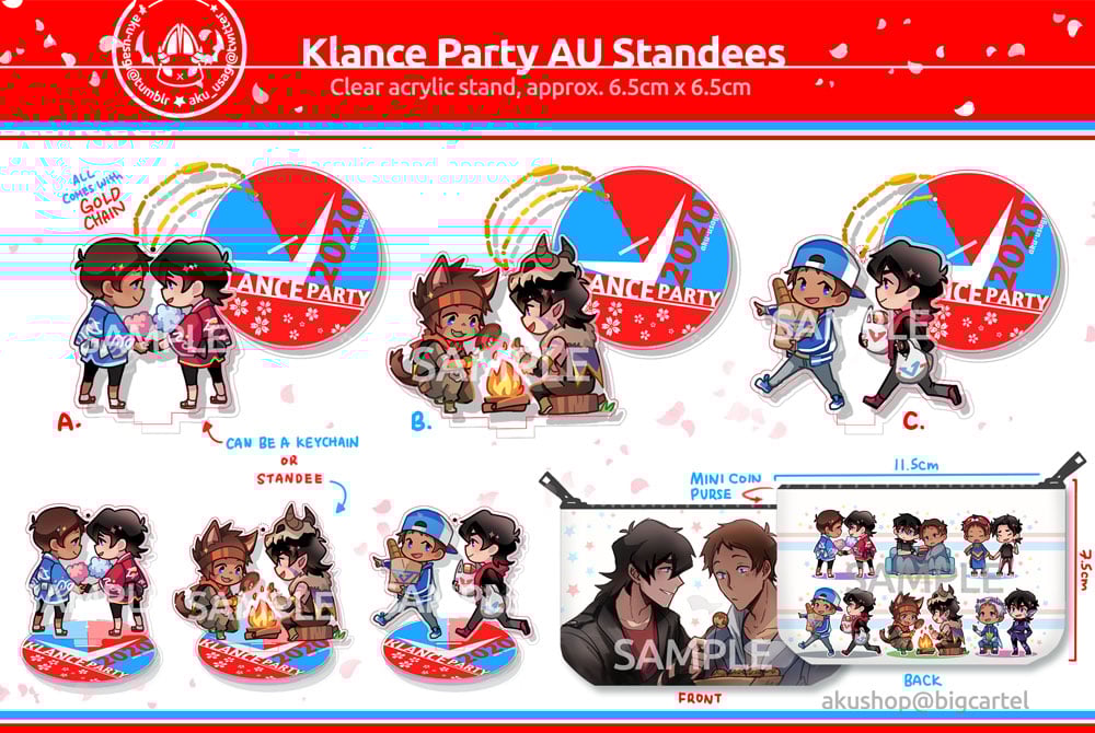 Image of ❋Klance Party ❋ AU Standees