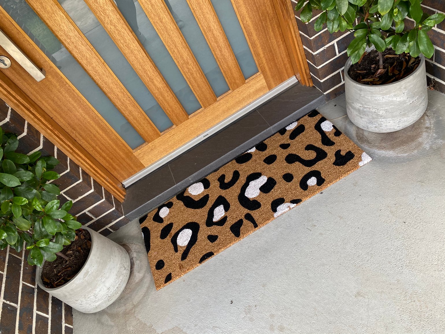 Image of XL custom doormat 