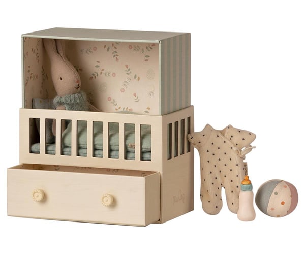 Image of Maileg - Baby Room with Micro Rabbit