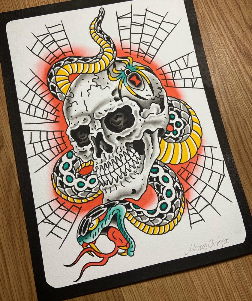 Image of Skull-Snake-Spider