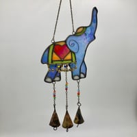 Image 1 of Boho Elephant Windchime 