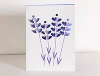 Image 1 of 2 x Lavender - Fold Out Cards