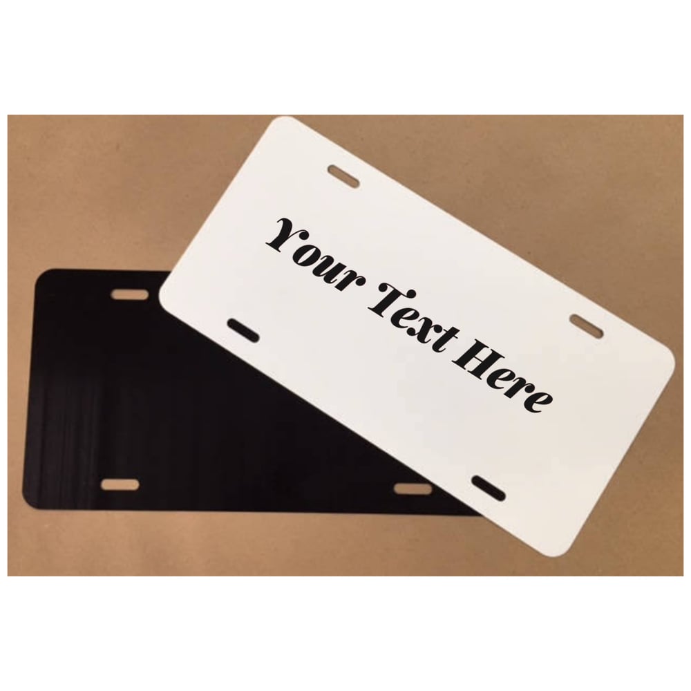 Image of Personalized License Plate