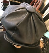 Image 1 of Marc Vachon Custom Black Leather Izzy Apple Hat