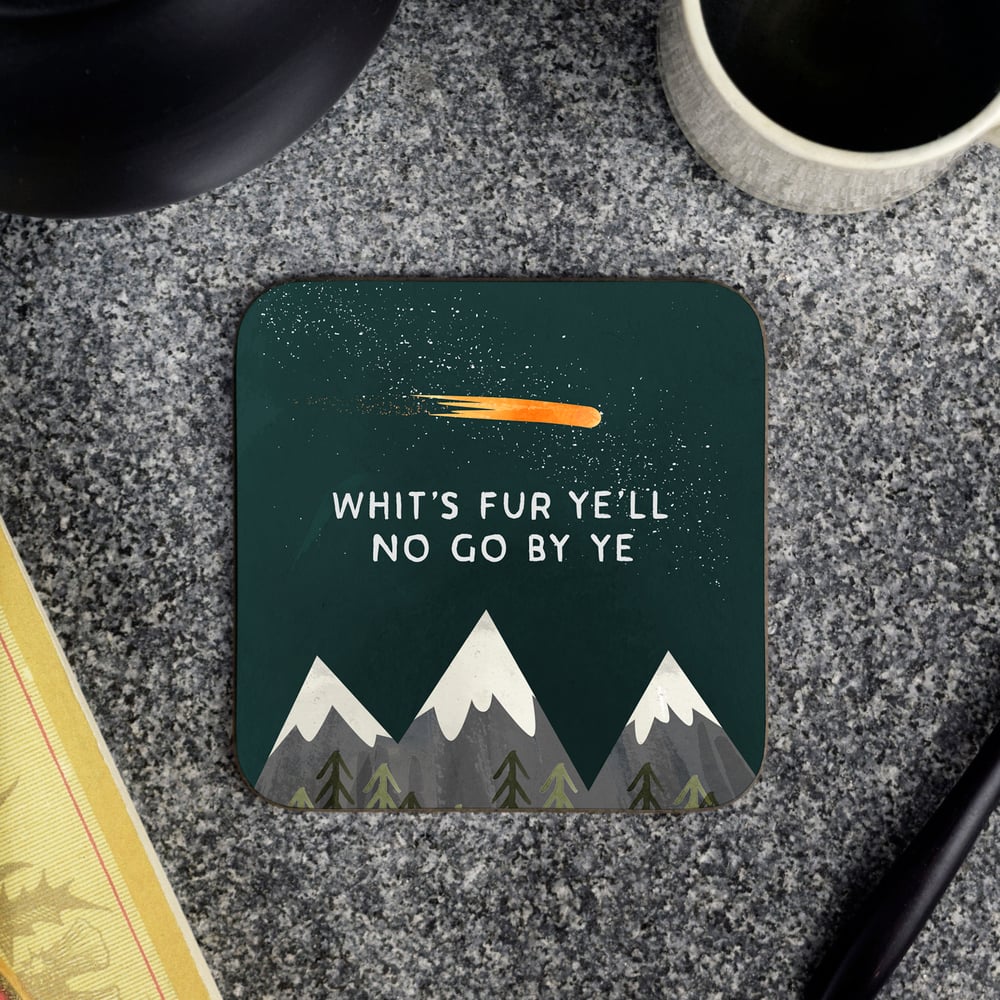 Image of Whits fur ye (Coaster)