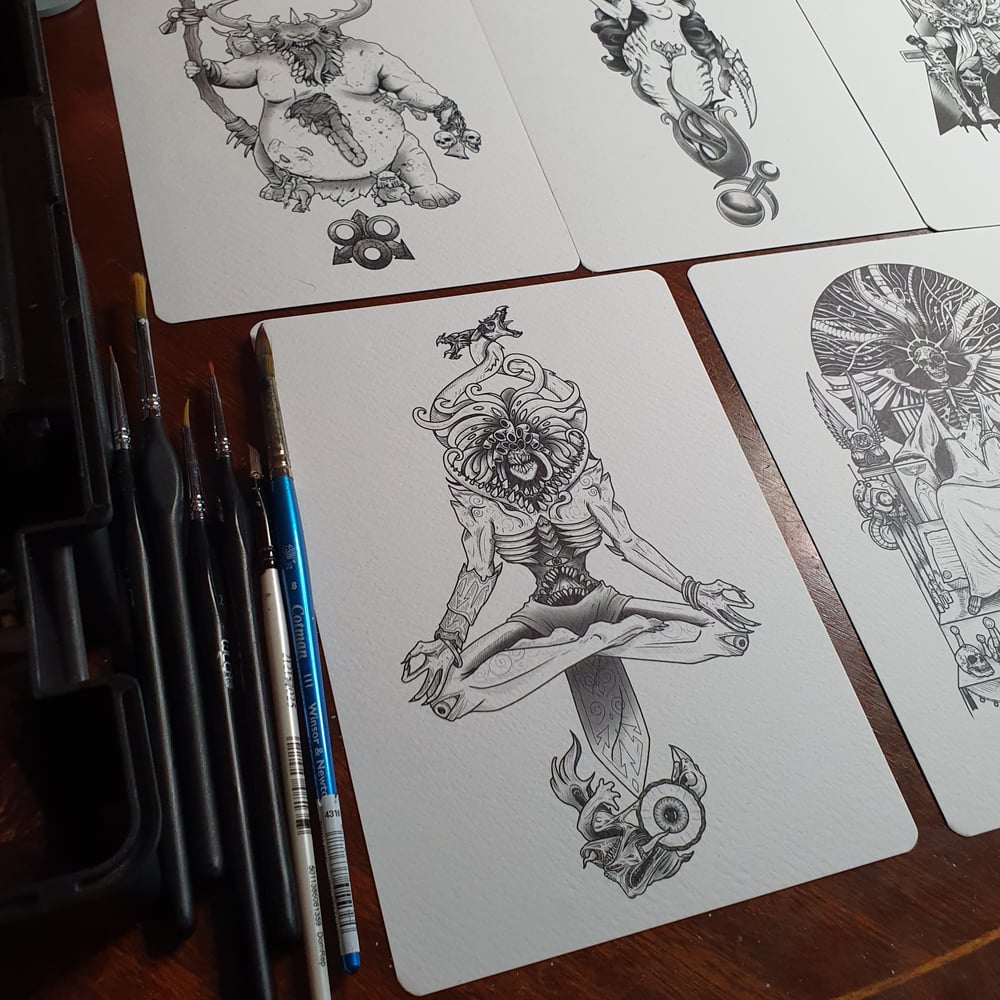 Gods of Chaos A5 Warhammer 40k Inspired prints plus BONUS print!