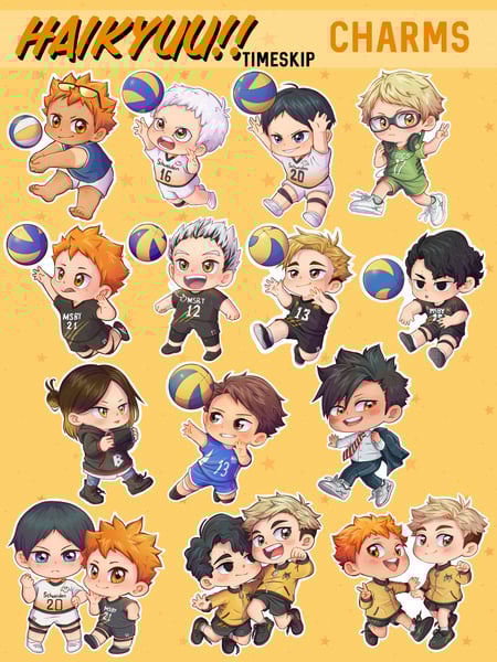 Image of Haikyuu!! Time Skip Charms
