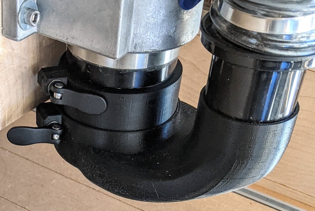 Dust Shoe for 2.2 kW 80mm spindle | Torsion CNC