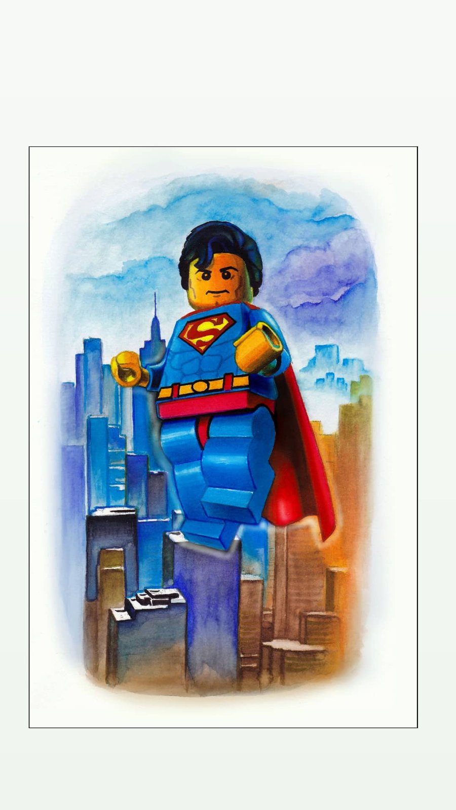 Lego Superman Pinyusartshop