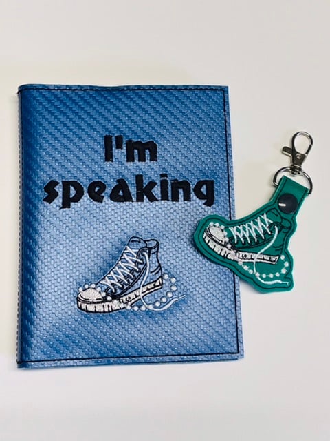 Image of I’m Speaking Notebook and Key Fob