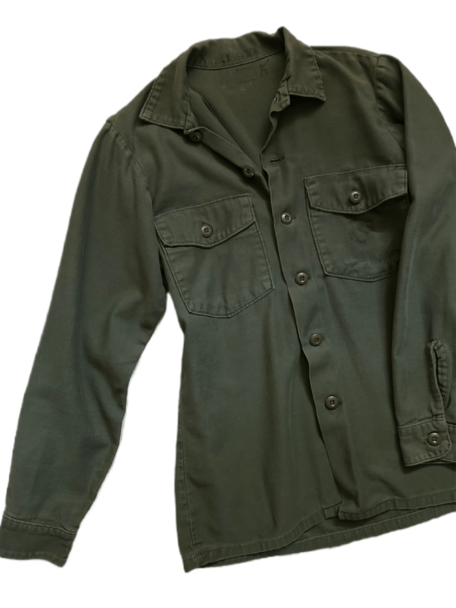 70s army cotton jacket shirt vietnam era