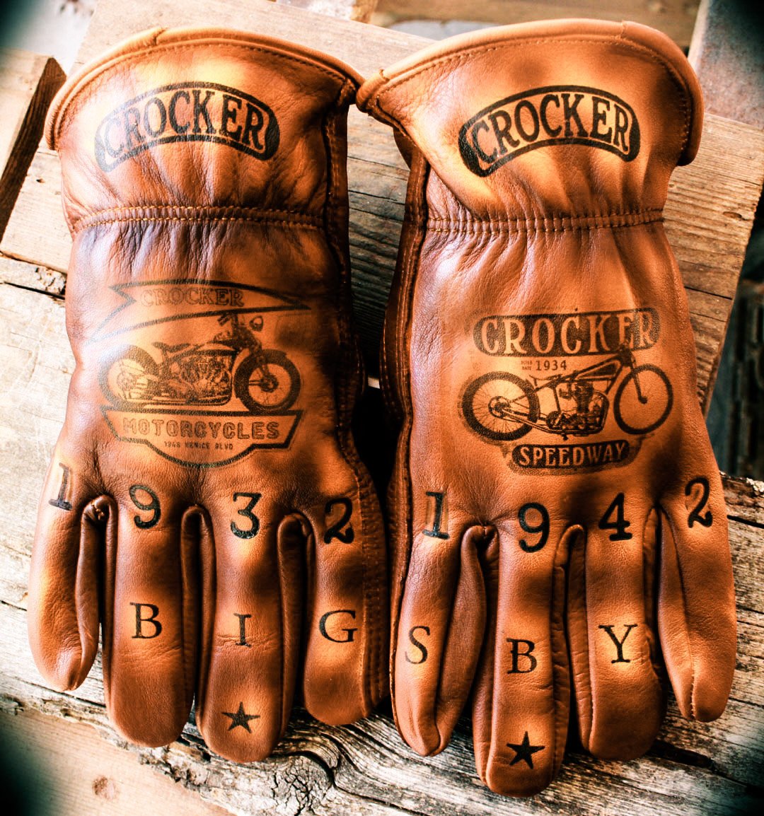 Custom top leather gloves