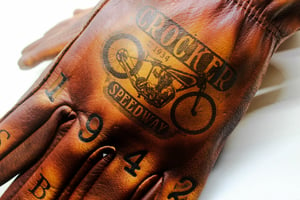 Image of Crocker Moto Co. Custom leather gloves 