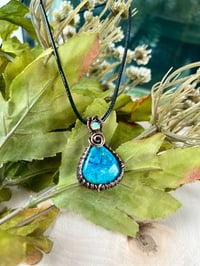 Image 3 of Chrysocolla / Opal Pendant