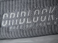 Image 3 of Passion from Pain Embroidered Champion Beanie (Light grey)